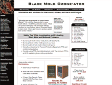 Tablet Screenshot of black-mold.com